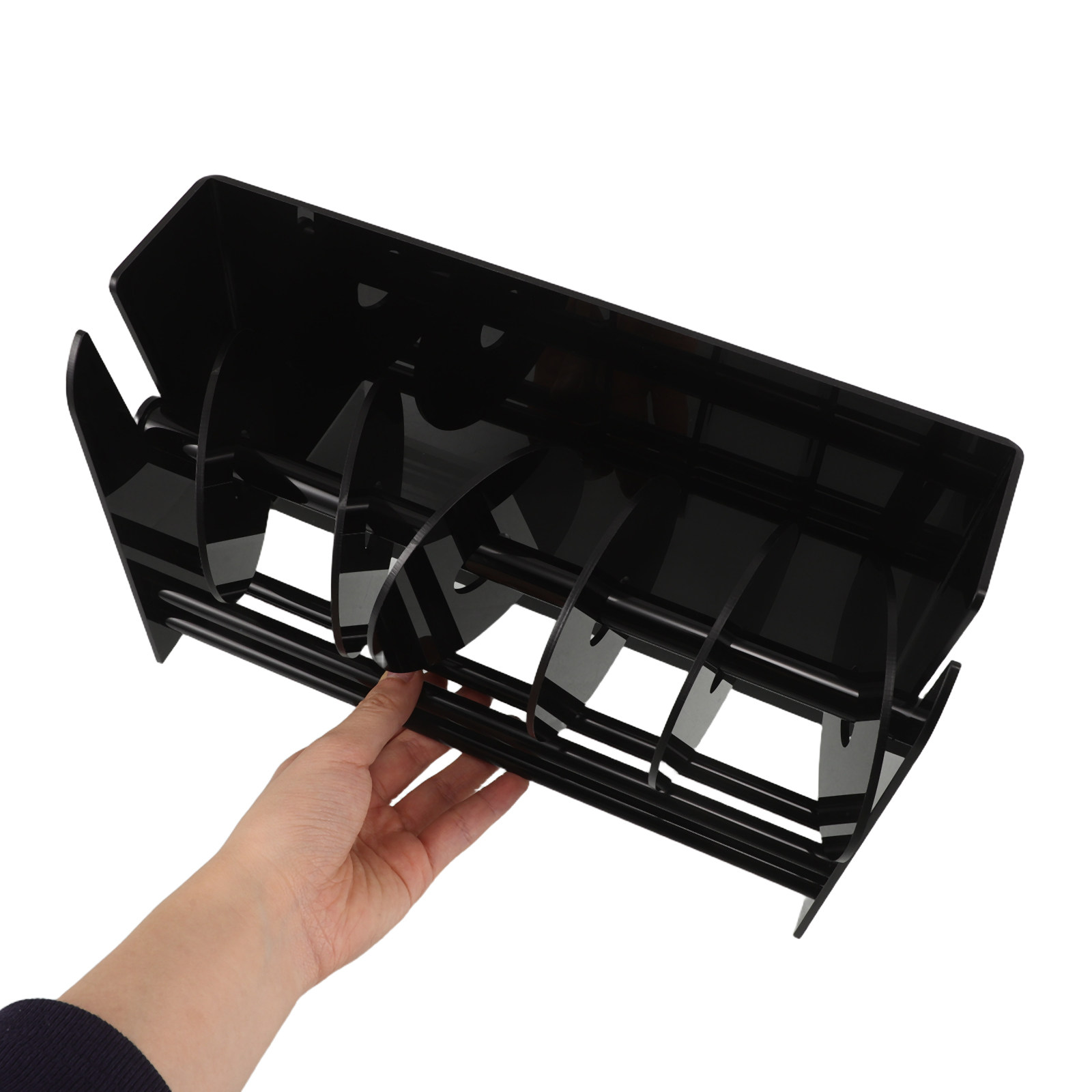 Sticker Label Roll - Clear Acrylic Sticker Roll Dispenser Adjustable