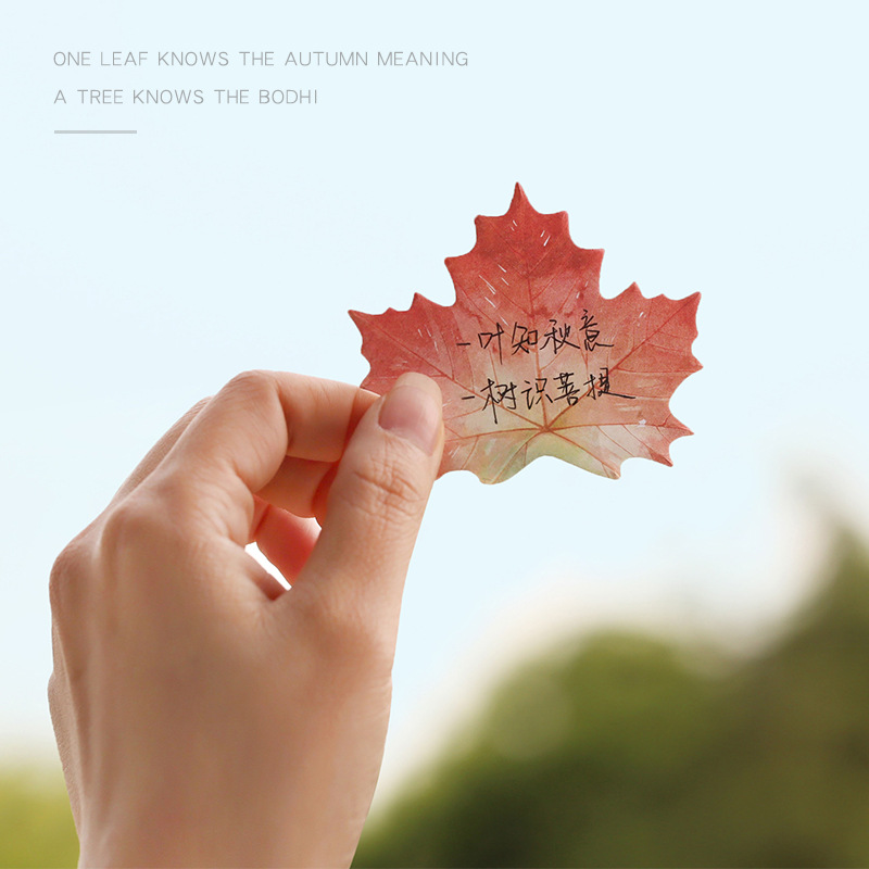 30 Pcs Leaf Sticky notes Plann - Office Stationery Supply List recension och pris