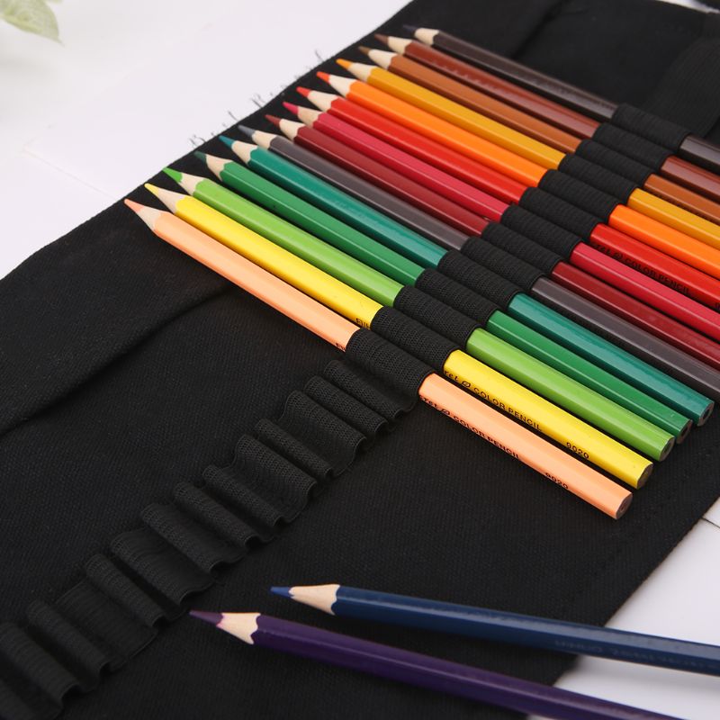 Black Color School Pencil for  - Pen Pouch Roll recension och pris