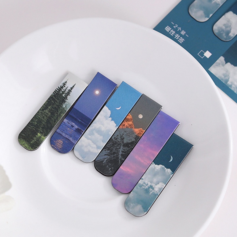 2Pcs Magnetic Bookmark Beautif - Paperclip Magnetic Set recension och pris
