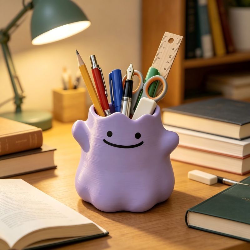 Cartoon Character Pen Holder C - Stationery Office recension och pris