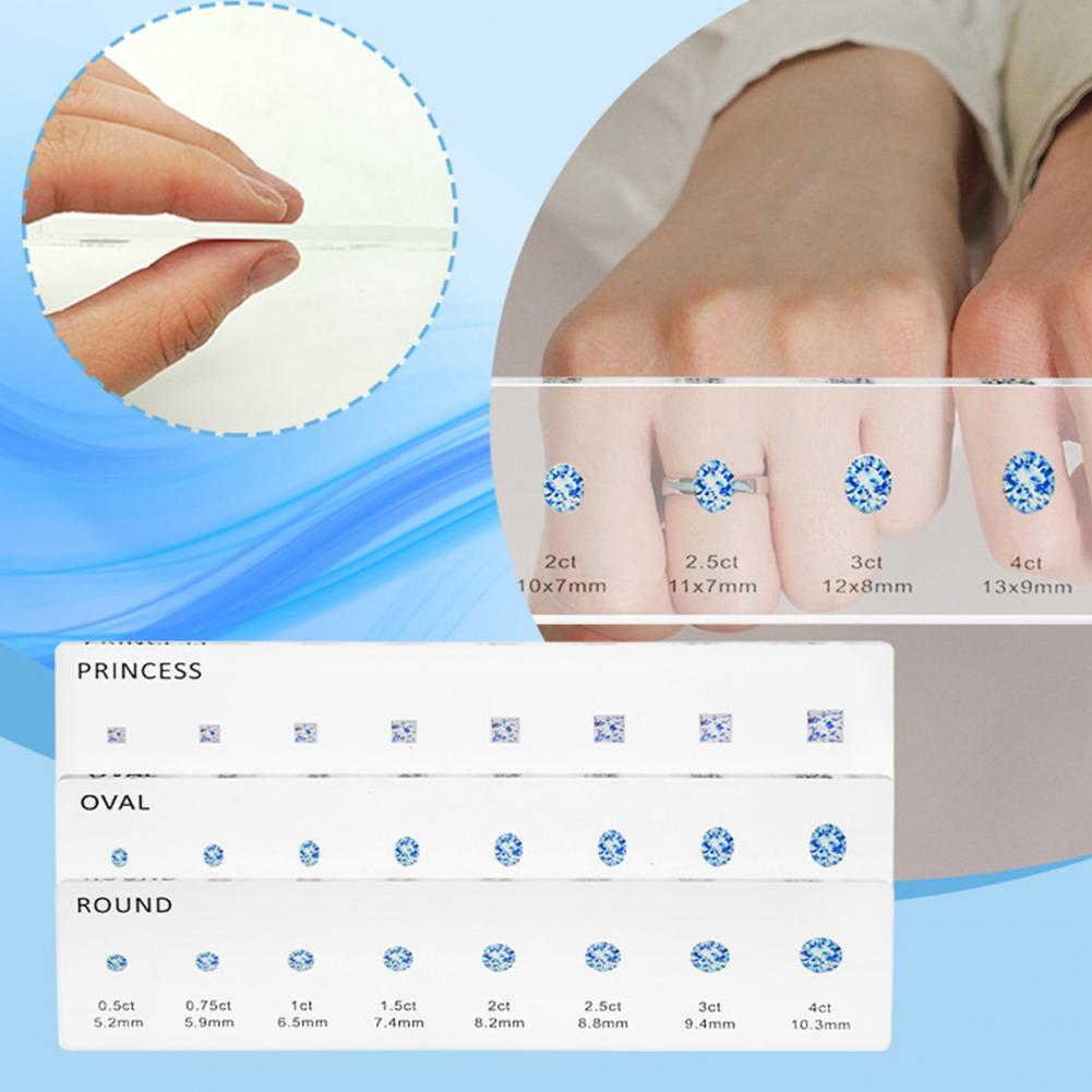 Rhinestone Size Ruler 3pcs Rhi - Ruler Set Transparent recension och pris