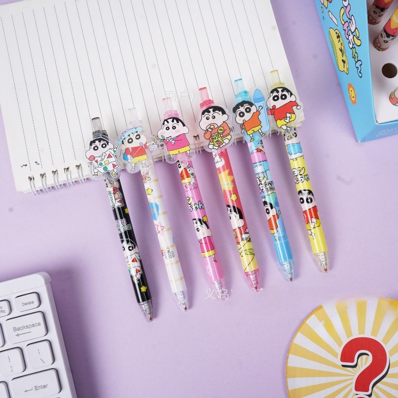 48pcs/box Crayon Shinchan Poin - Stationery Office recension och pris