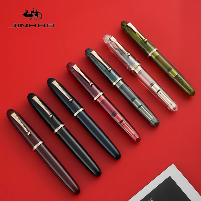Jinhao 9019 Fountain Pen Trans - Stationery Supply Business recension och pris