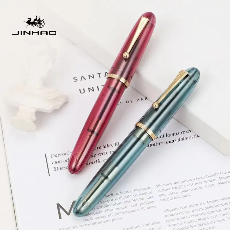 Jinhao 9019 Fountain Pen Trans - Stationery Supply Business recension och pris