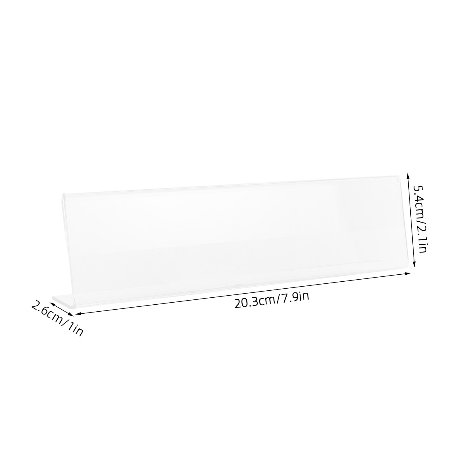 6Pcs Desk Name Plate Acrylic C - Desk Name Plate recension och pris
