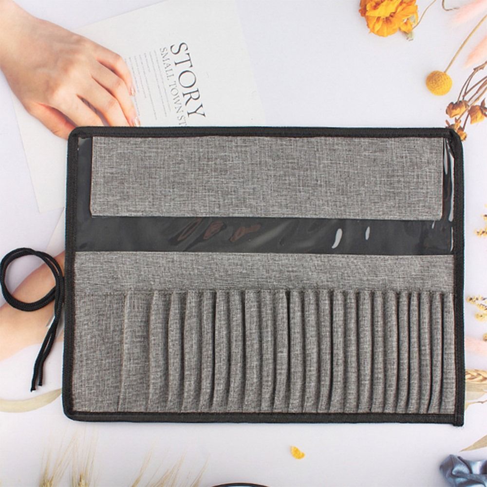 Multi-functional Canvas Painti - Pen Pouch Roll recension och pris