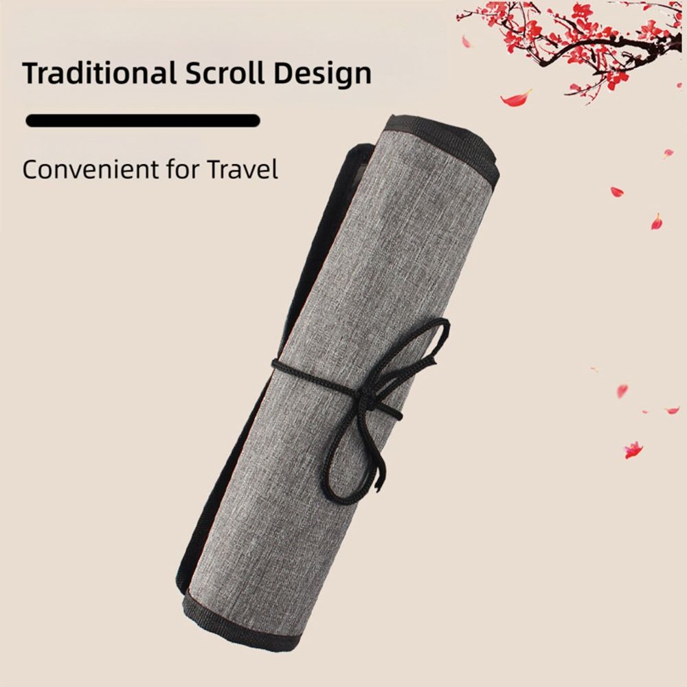 Multi-functional Canvas Painti - Pen Pouch Roll recension och pris