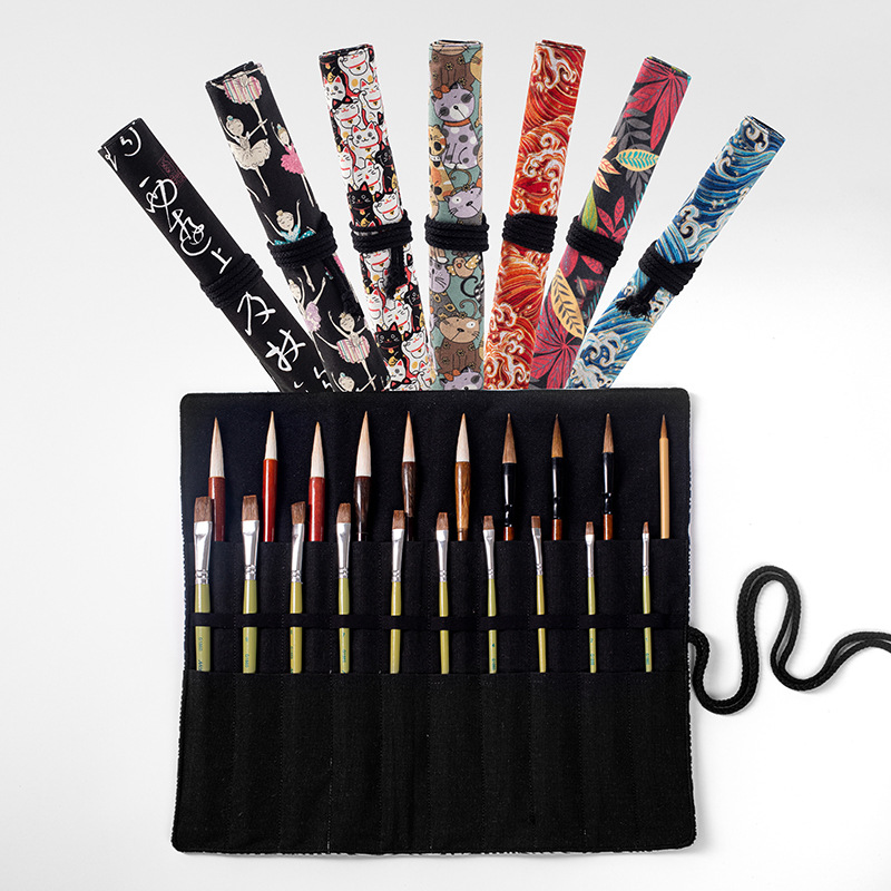 20 Holes Roll Pencil Case Scho - Pen Pouch Roll recension och pris