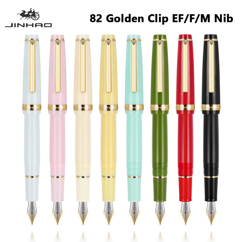 Jinhao 82 Fountain Pen Golden  - Stationery Supply Business recension och pris