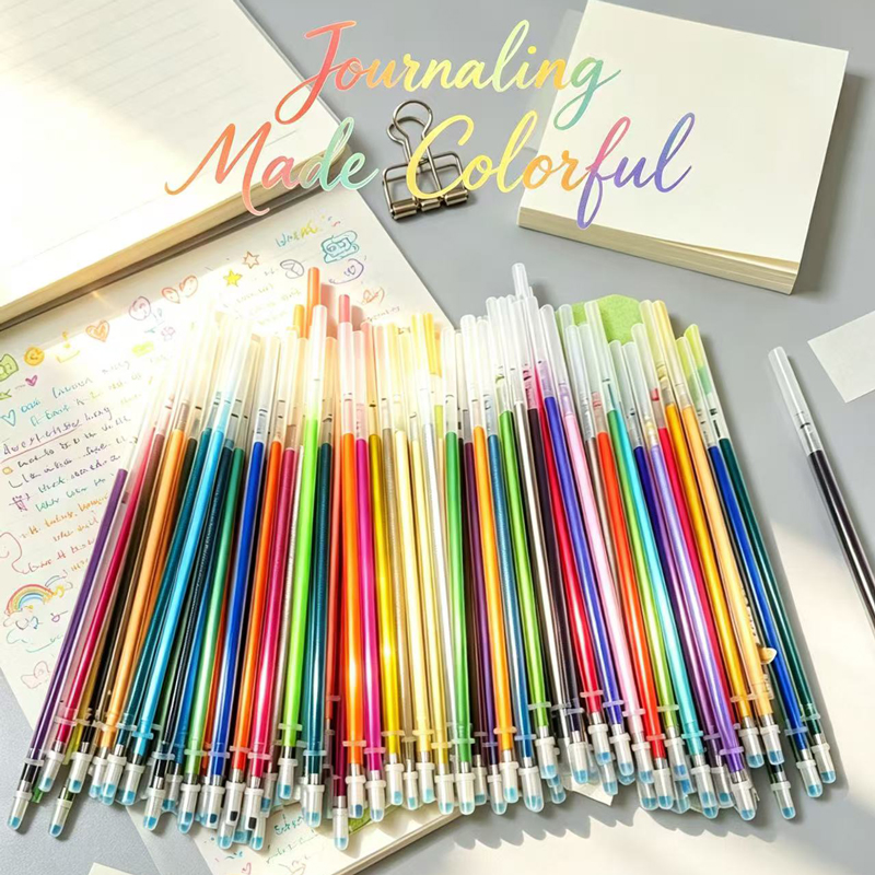 12-100pcs Glitter Pen Refills  - Gel Ink Pen Set recension och pris