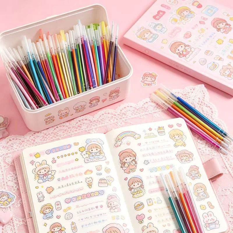 12-100pcs Glitter Pen Refills  - Gel Ink Pen Set recension och pris