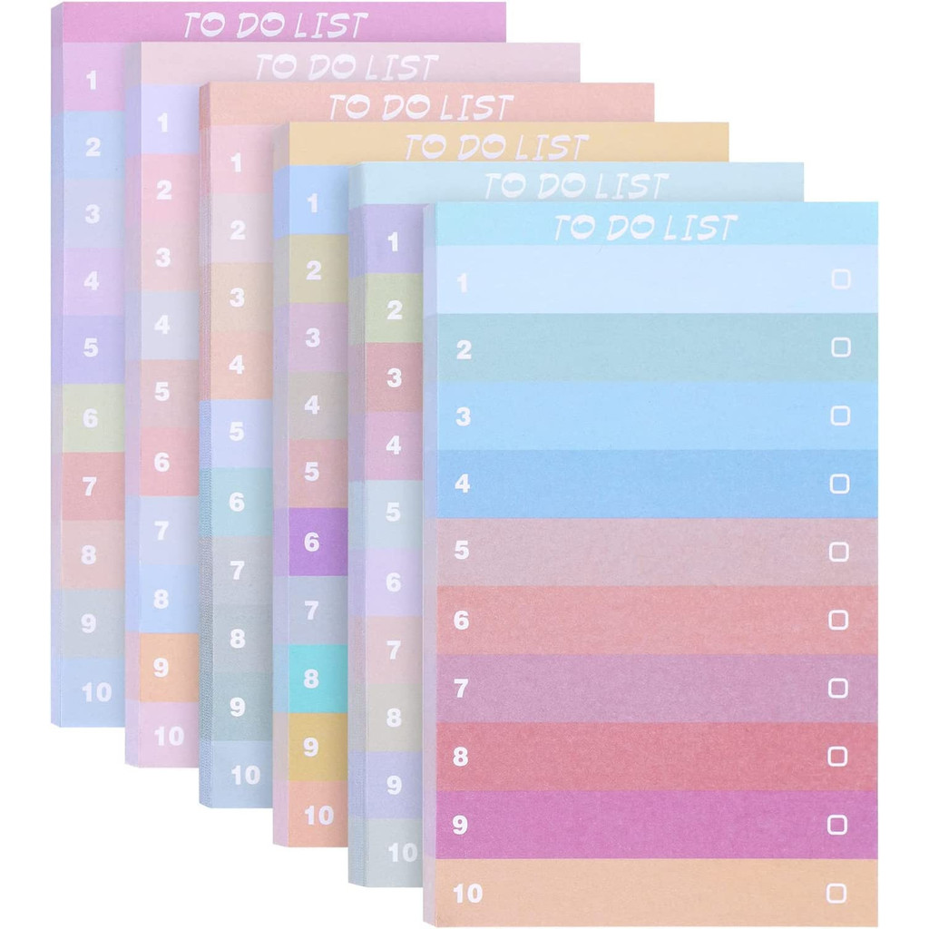 50 Pages Colorful Gradient Sti - Office Stationery Supply List recension och pris