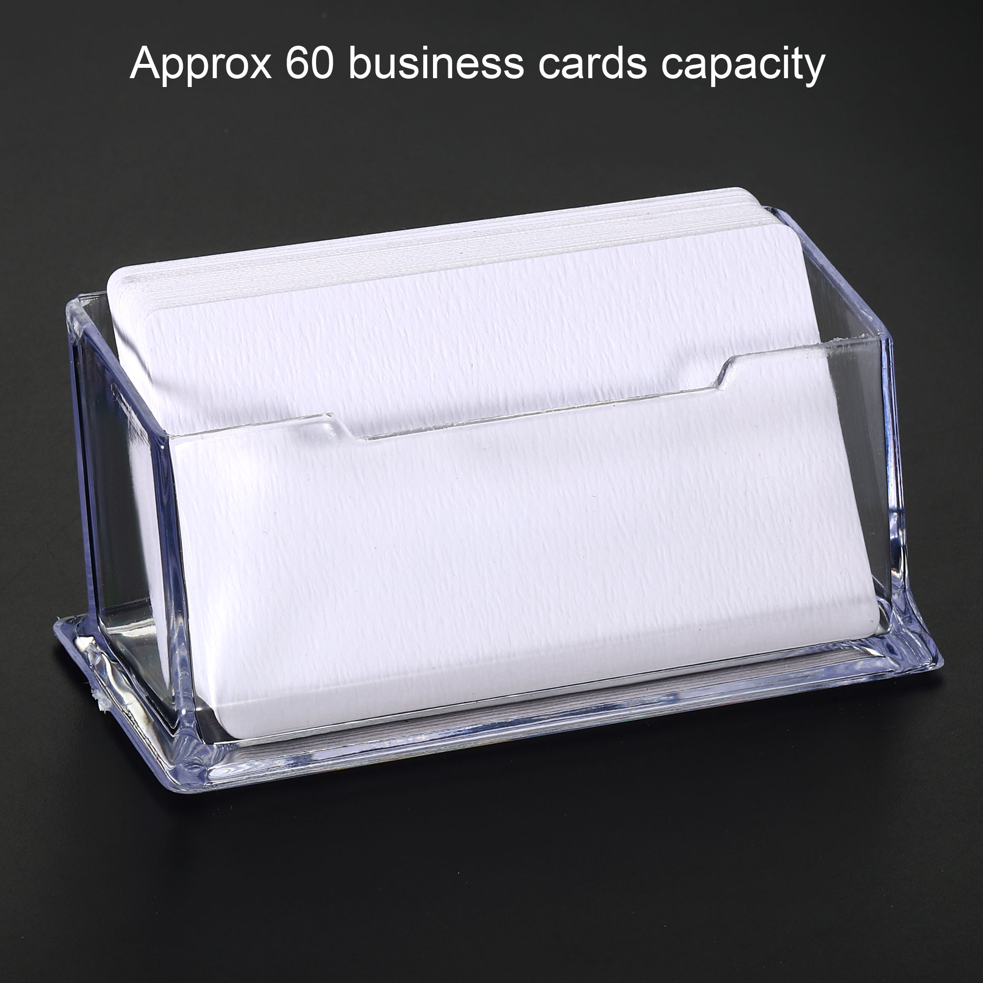 Plastic Business Card Holder 1 - Desk Name Plate recension och pris
