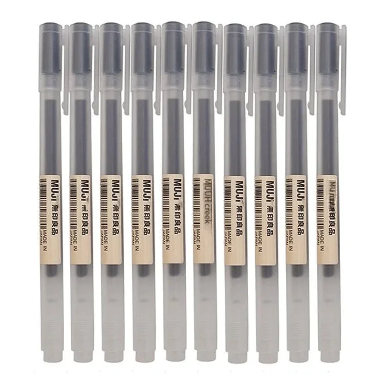 6/8Pcs/Set MUJIs Gel Pen Black - Gel Ink Pen Set recension och pris
