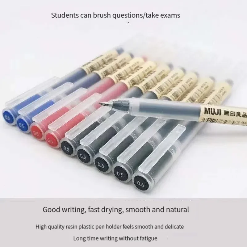 6/8Pcs/Set MUJIs Gel Pen Black - Gel Ink Pen Set recension och pris