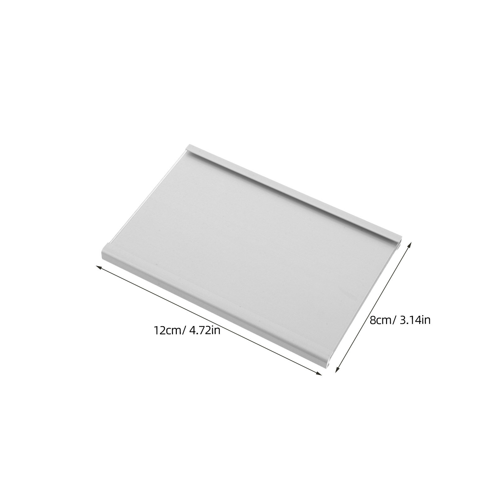 Aluminum Alloy Metal Name Plat - Desk Name Plate recension och pris