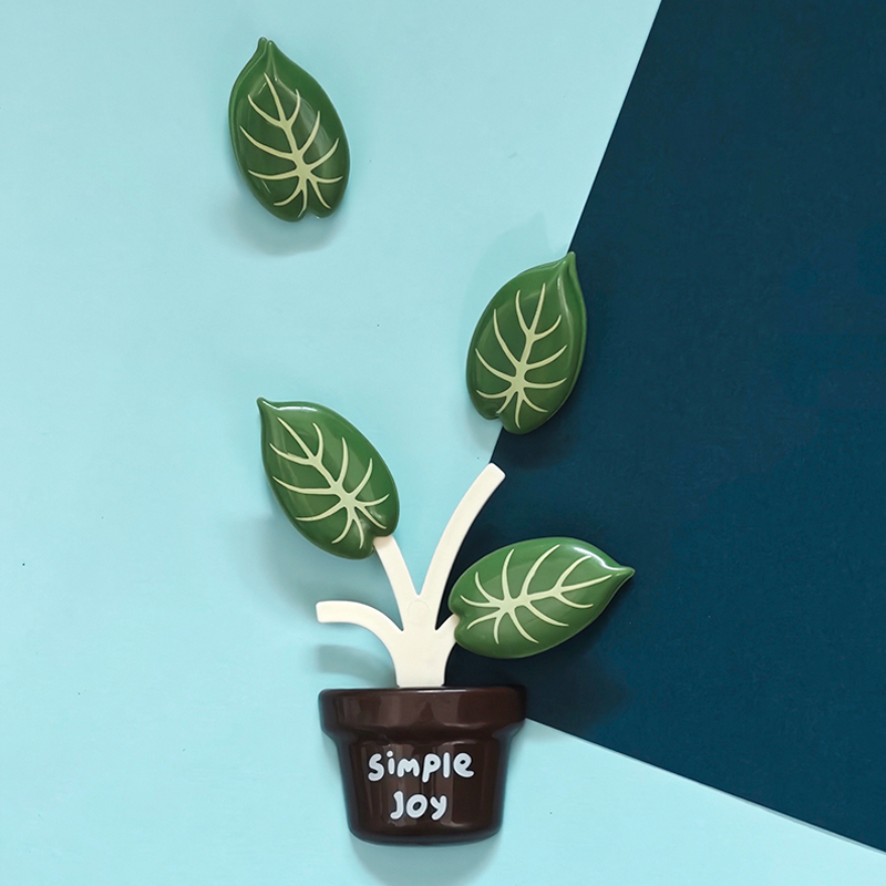 Cute Potted Plant Desk Clip 2  - Paperclip Magnetic Set recension och pris