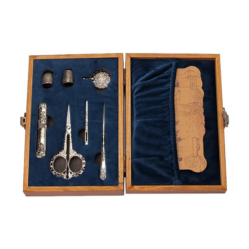 Vintage Sewing Kit European St - Scissors Stainless Craft recension och pris