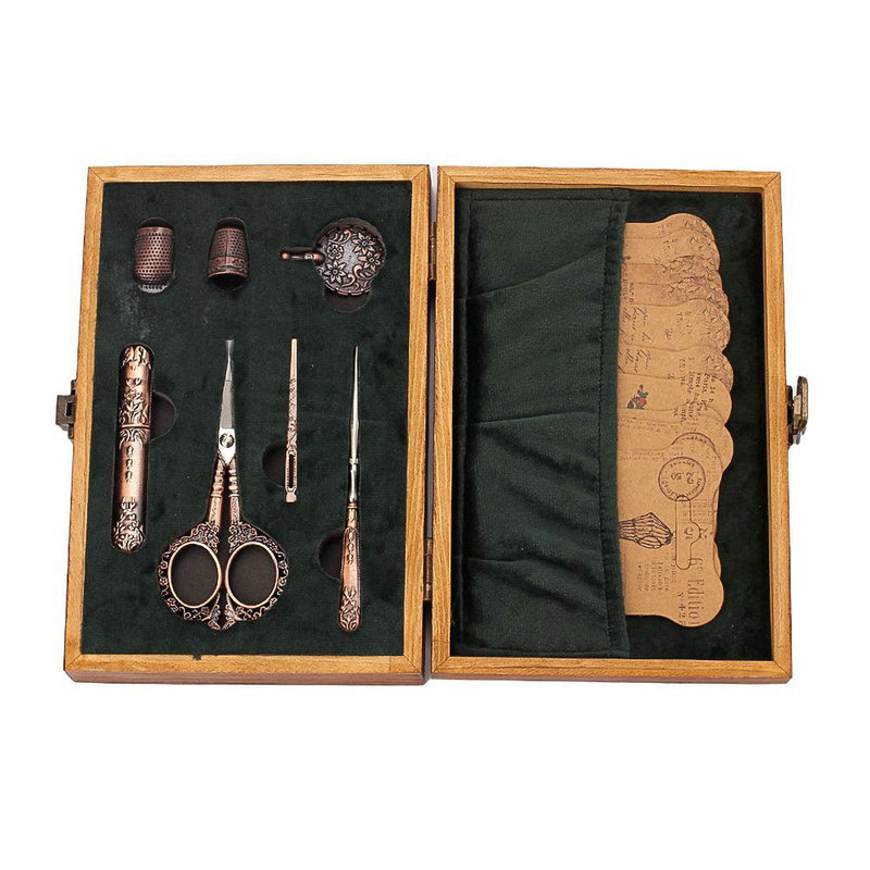 Vintage Sewing Kit European St - Scissors Stainless Craft recension och pris