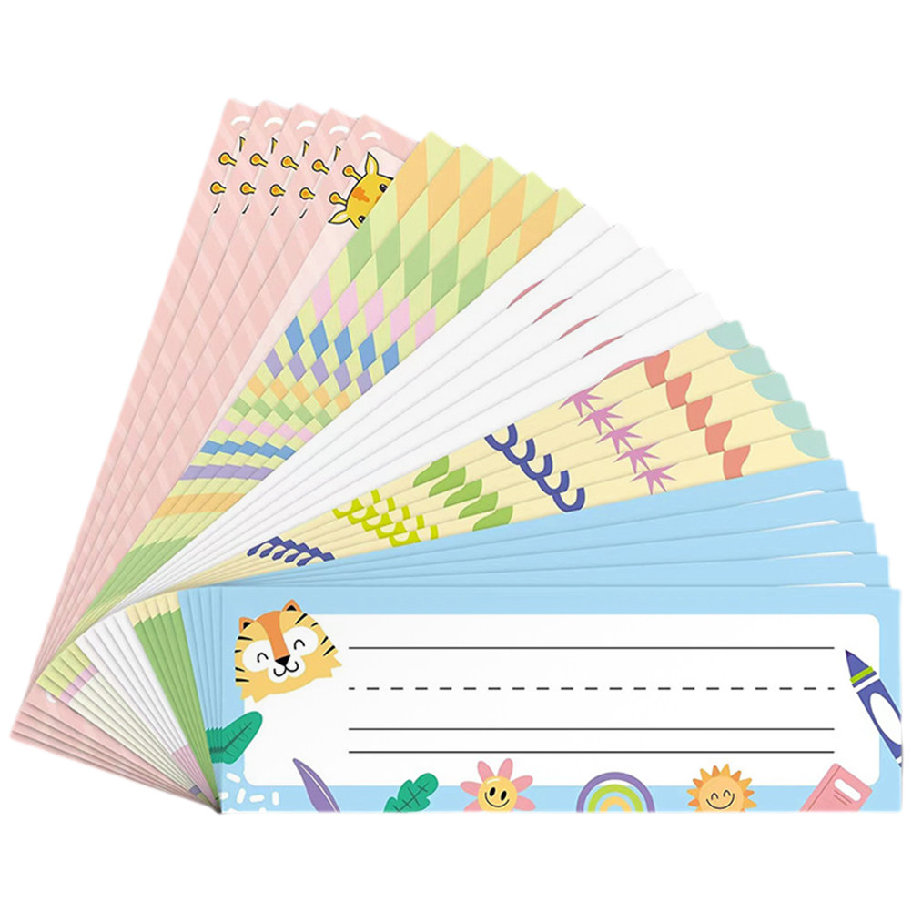 25Pcs Classroom Name Tags Pape - Desk Name Plate recension och pris