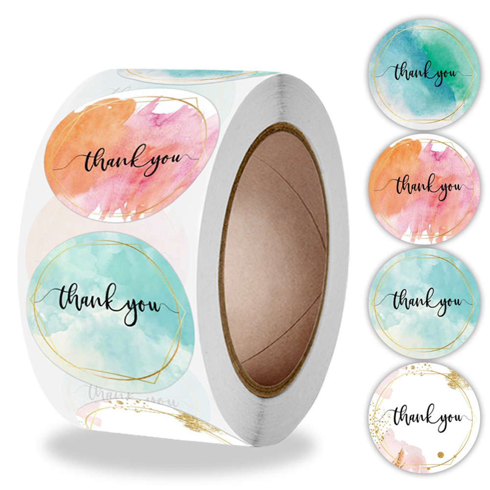 100-500 Pcs Thank You Stickers - Stationery Supply Business recension och pris