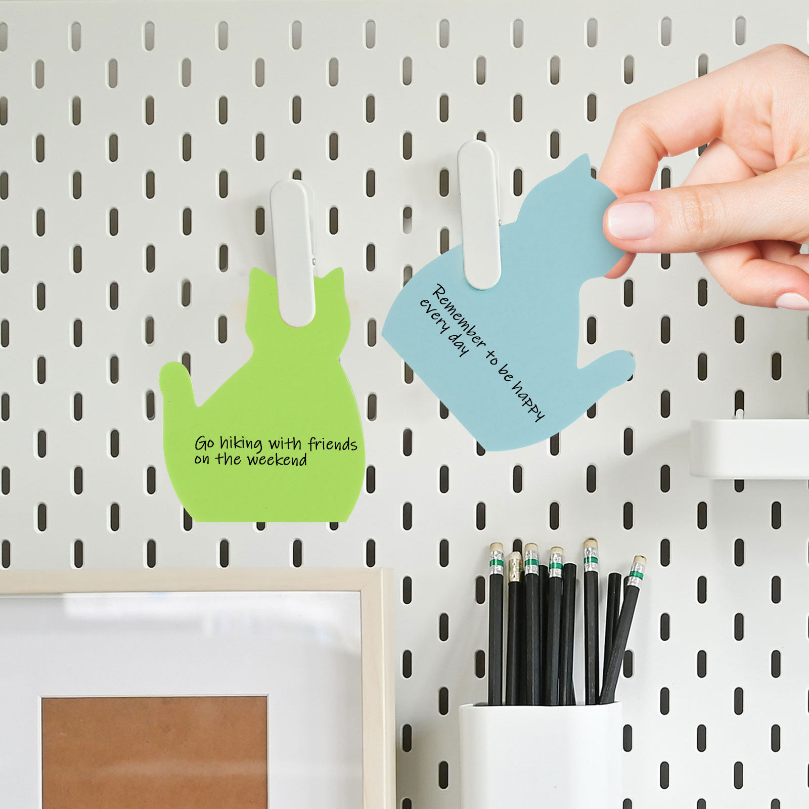 8Pcs Self-Stick Memo Pads Pape - Office Stationery Supply List recension och pris