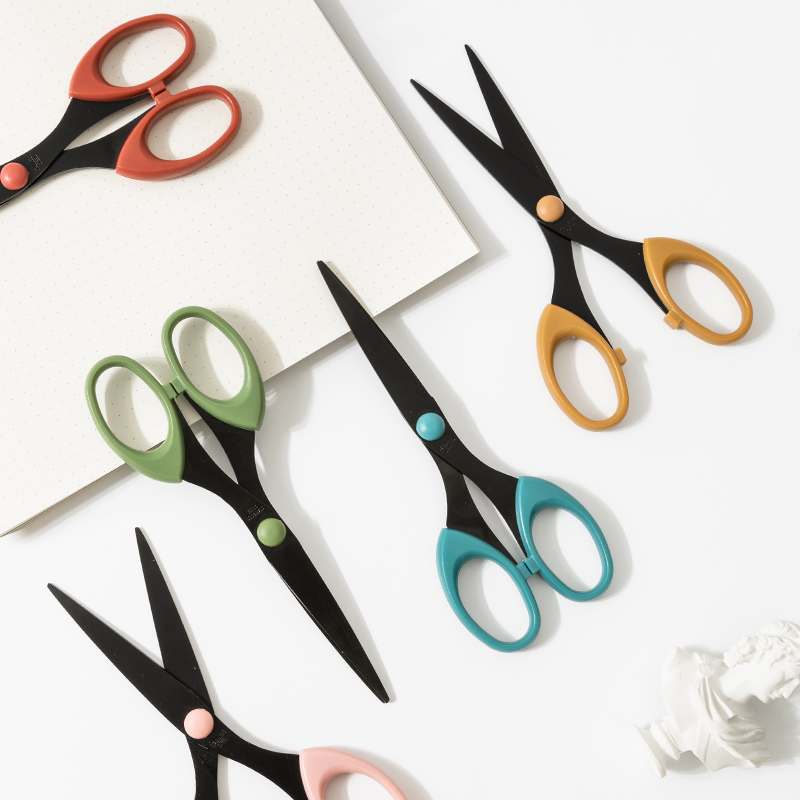 1-5Pcs Morandi Color Scissor S - Scissors Stainless Craft recension och pris